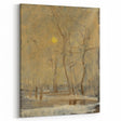 Romanticism Art - Winter Sun Landscape - Classic Seasonal Romantic Print