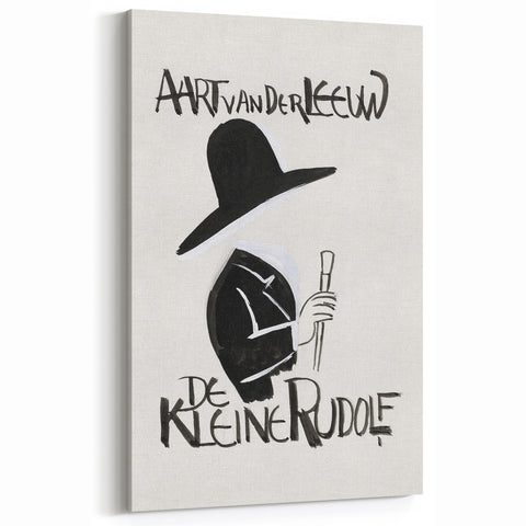 Minimalist Expressionist Wall Art - Bold Black & White Design