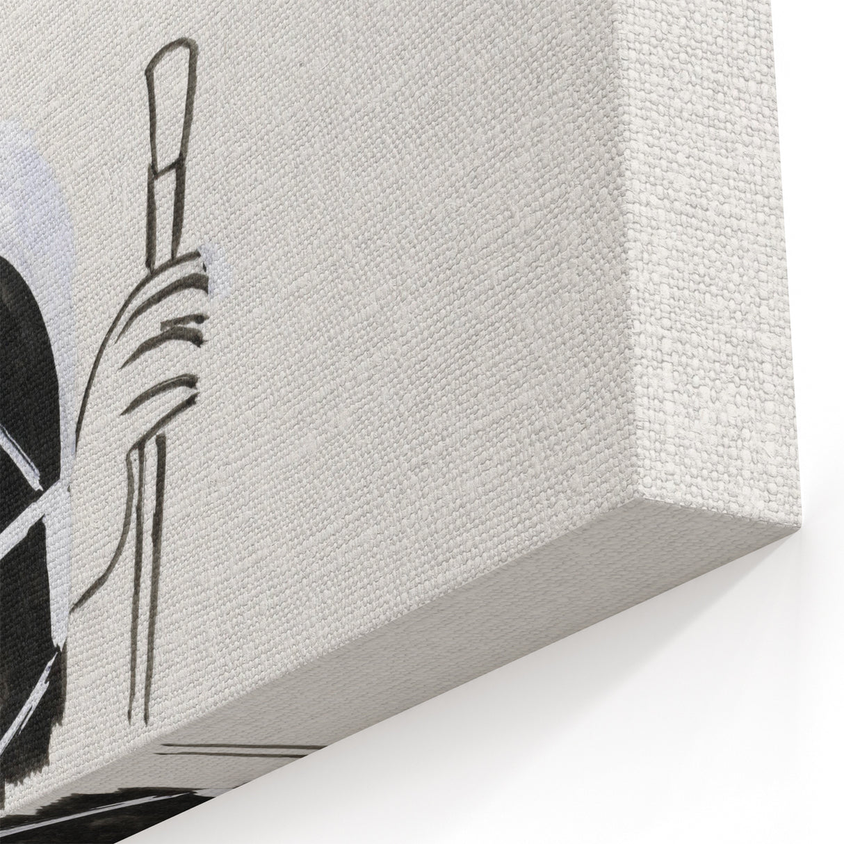 Minimalist Expressionist Wall Art - Bold Black & White Design