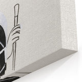 Minimalist Expressionist Wall Art - Bold Black & White Design