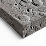 NASA Space Missions Wall Art - Moon Crater Exploration Canvas