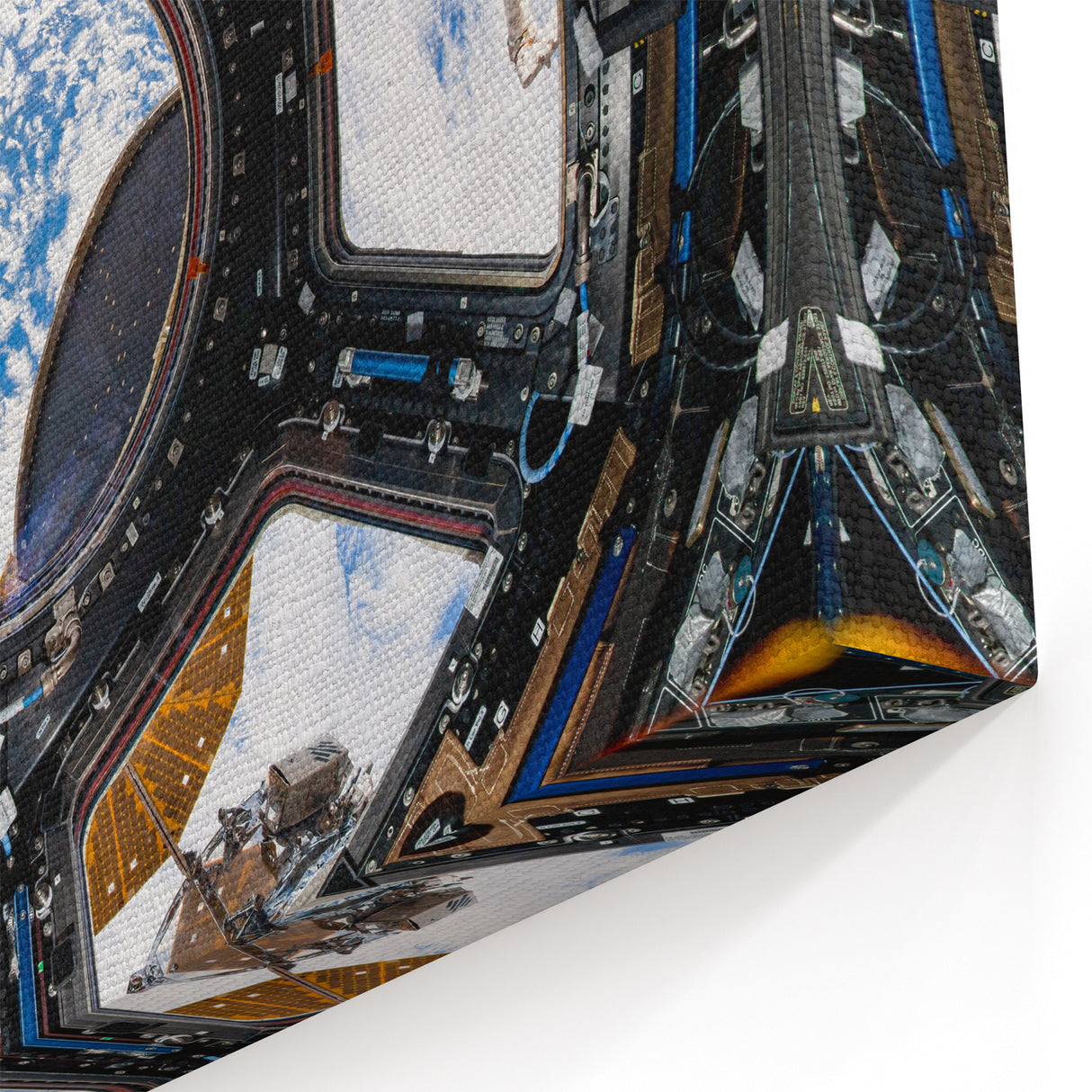 Space Station View Wall Art - NASA Exploration Window Canvas
