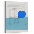 Modern Wall Art: Landscape with a Chair - Abstract Minimalism