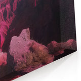 Crimson Canyon Landscape Art - Vibrant Canyon Canvas Prints for Decor