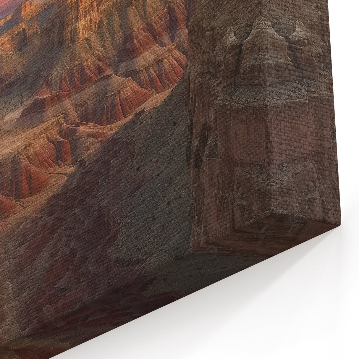 Sunset Canyon Landscape Art - Scenic Canyon Canvas Prints for Decor