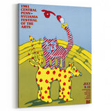 Modern Wall Art: Central Pennsylvania Festival Poster - Playful Design
