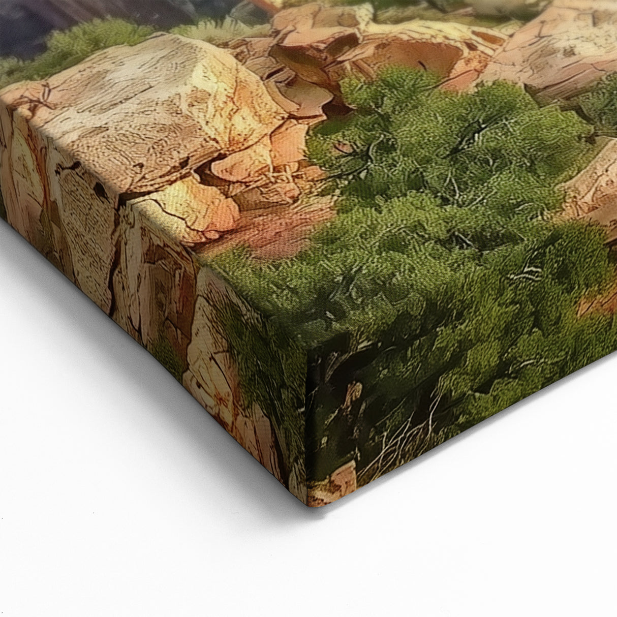 Grand Canyon View Art - Scenic Canyon Canvas Prints for Wall Decor