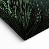 Cactus and Canyon Nightscape Wall Art - Desert Beauty Canvas Print