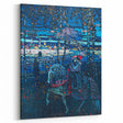 Riding Couple (1906) by Wassily Kandinsky: Enigmatic Night Scene