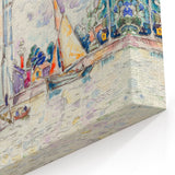 Modern Wall Art: La Rochelle Harbor Scene by Paul Signac