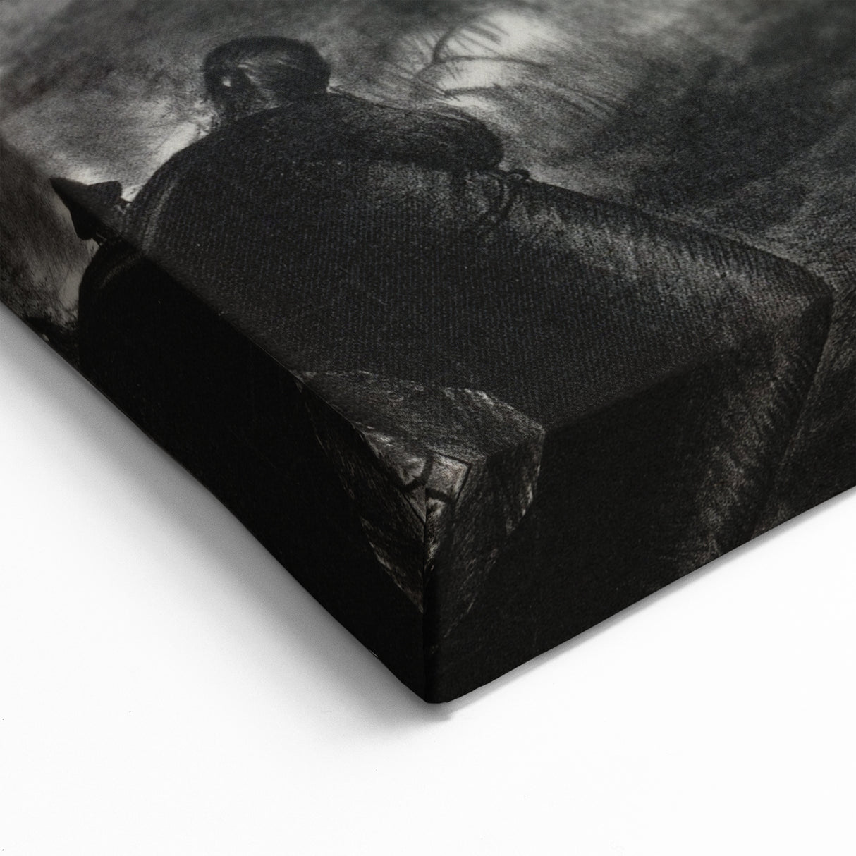 Modern Wall Art: Dramatic Seascape in Black and White by Bellows