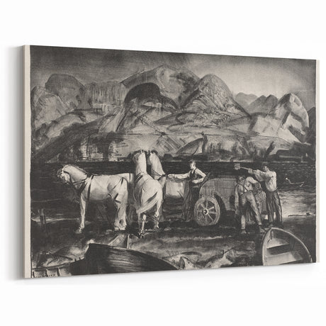 Modern Wall Art: The Sand Team by George Wesley Bellows