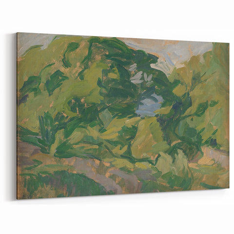 Modern Wall Art: Lush Landscape Scene by Edvard Weie