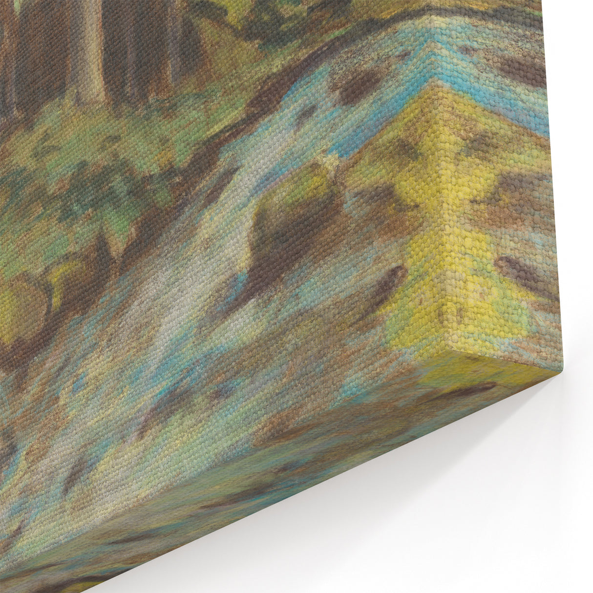 Modern Wall Art: Tranquil Brook Scene by Zolo Palugyay