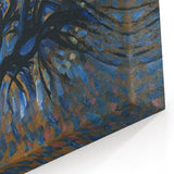 Modern Wall Art: Piet Mondrian's Apple Tree Pointillist Version