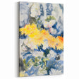 Yellow and Blue Watercolor Flowers - Charles Demuth (1915)