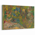 Expressionist Art: Vibrant Abstract Forest Scene Wall Art on Canvas