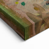 Expressionist Art: Vibrant Abstract Forest Scene Wall Art on Canvas