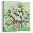 Vincent van Gogh Wall Art - Vase with Roses Canvas Prints