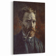 Vincent van Gogh Wall Art - Self-Portrait with Pipe Canvas
