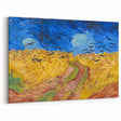 Famous Van Gogh Paintings - Wheatfield with Crows Canvas Print