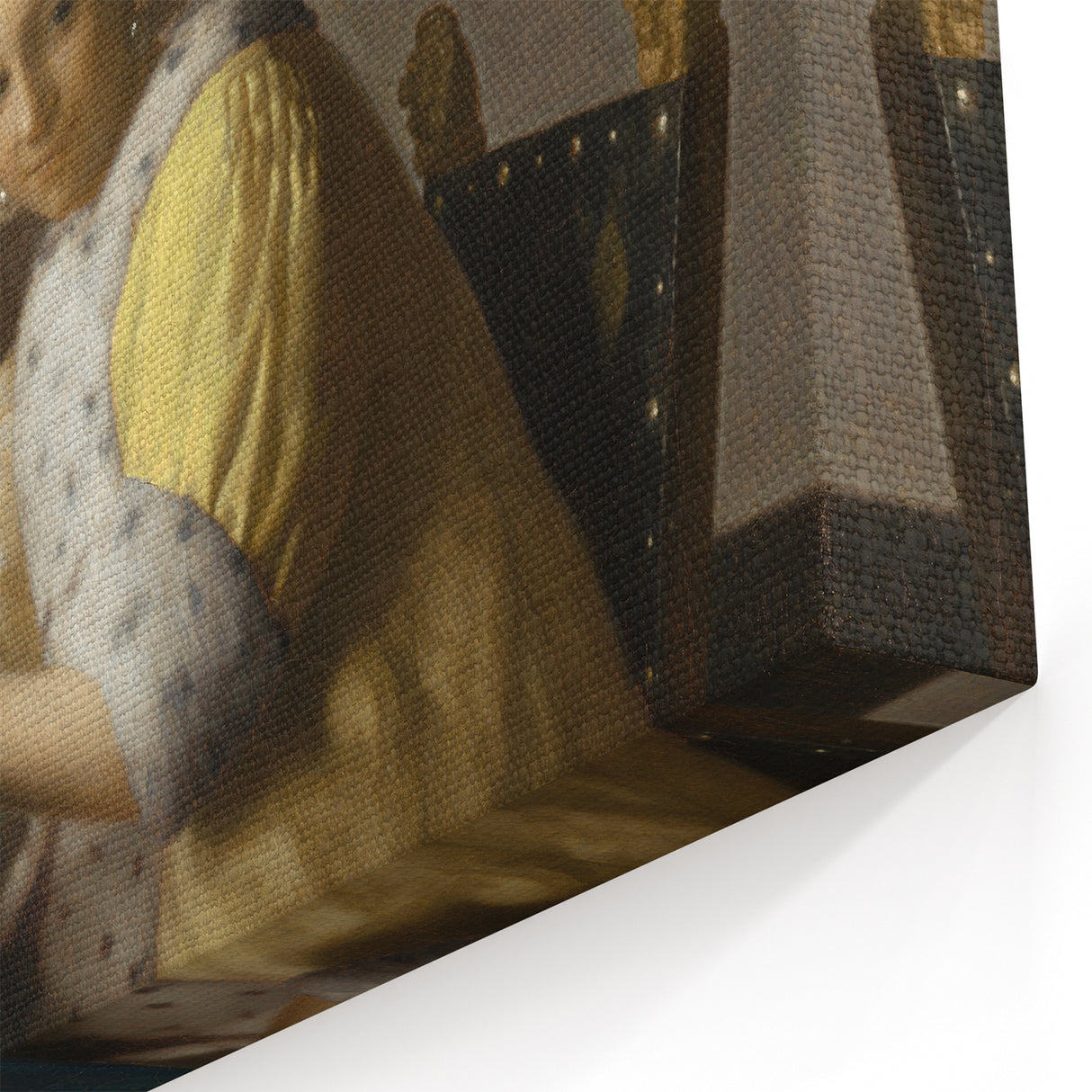 Baroque Art - Elegant Lady Writing in Period Rococo Style Wall Art Print