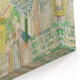Impressionist Courtyard Scene - Jan Toorop Zeeland Girl Wall Art