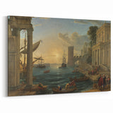 Baroque Harbor Scene - Baroque and Rococo Wall Art for Classic Interiors