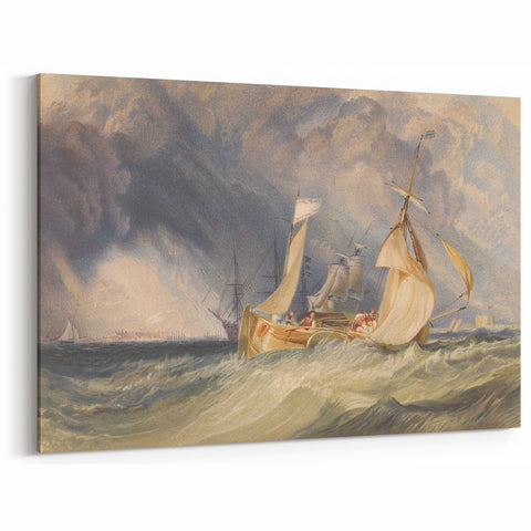 Famous Romantic Era Art: Sailing on the Humber
