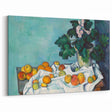 Impressionist Still Life - Flowers and Fruits in Vase Wall Art Print