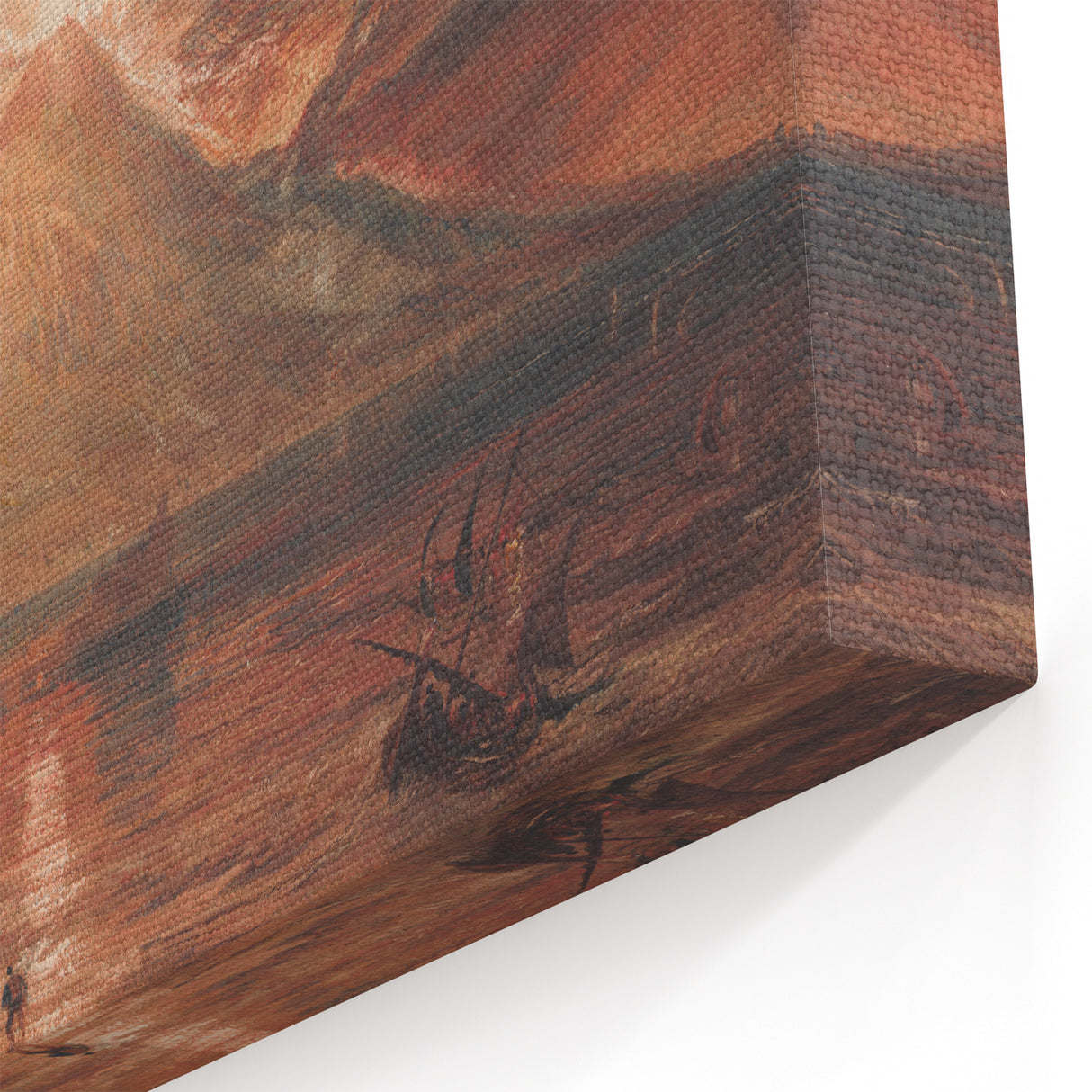 Historical Romanticism Canvas: Vesuvius in Eruption
