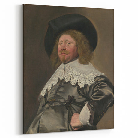 Baroque Portrait Art - Historical Antique Print for Elegant Wall Décor