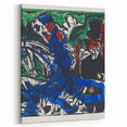 Abstract Expressionist Wall Art: Dynamic Color Burst