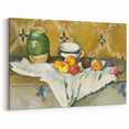 Impressionist Still Life - Flowers and Fruit in Vase Wall Art