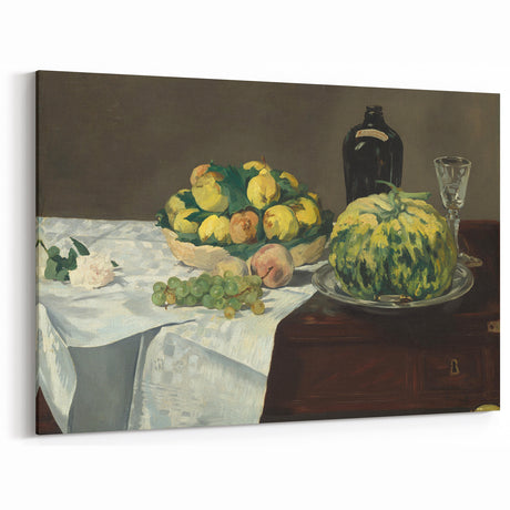 Impressionist Still Life - Fruit and Jug Wall Art Print