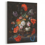 Elegant Baroque Floral Art | Antique Rococo Wall Art Print