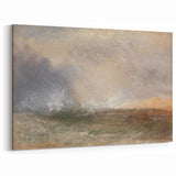 Romanticism Art: Stormy Seascape in Classic Romantic Era Style