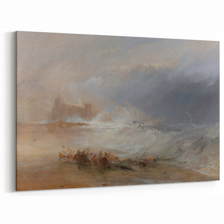Romanticism Art: Northumberland Coastline and Shipwreck Drama