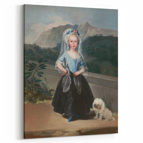 Famous Romantic Era Art: Portrait of María Teresa by Goya