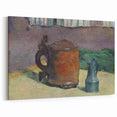 Impressionist Landscape - River and Mountains Wall Art Print