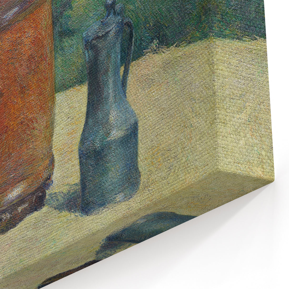 Impressionist Landscape - River and Mountains Wall Art Print