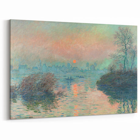 Impressionist Cityscape - Vibrant Street and Buildings Wall Art Print