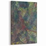 Expressionist Art - Poachers Abstract Expressionism Wildlife Wall Art