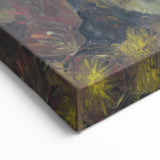 Expressionist Art - Poachers Abstract Expressionism Wildlife Wall Art