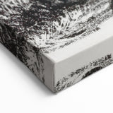 Expressionist Art - Monochrome Portrait of a Woman Abstract Wall Art