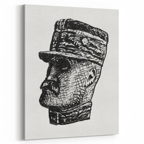 Expressionist Art - Portrait of Ferdinand Foch Abstract Wall Art