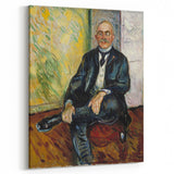 Expressionist Art - Portrait of Gustaf Schiefler Abstract Wall Art
