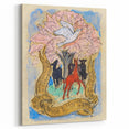 Modern Wall Art: Birth Celebration - Vibrant Abstract Nature Print
