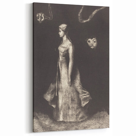 Modern Wall Art: Obsession - Dark and Surreal Monochrome Artwork
