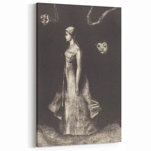 Modern Wall Art: Obsession - Dark and Surreal Monochrome Artwork